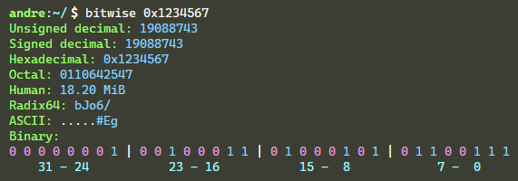 bitwise calculator screenshot