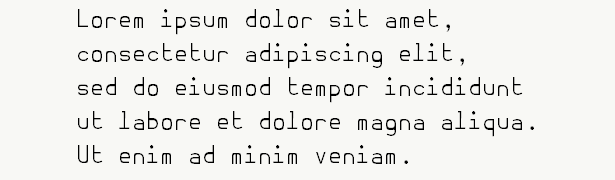 Sample text for monospace font .