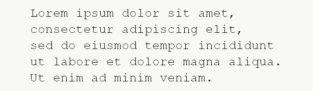 Sample text for monospace font .